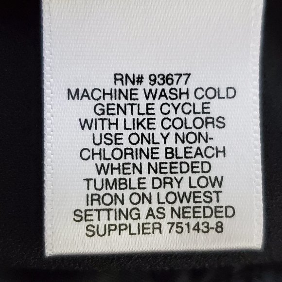 Liz Claiborne Black Skort With Pockets Size 10 - Picture 11 of 12